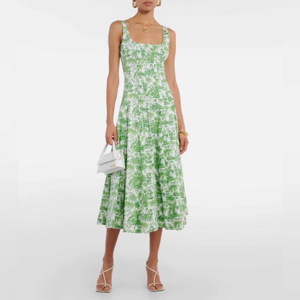 Staud Wells Dress, Clover Toile, size 0, NWT